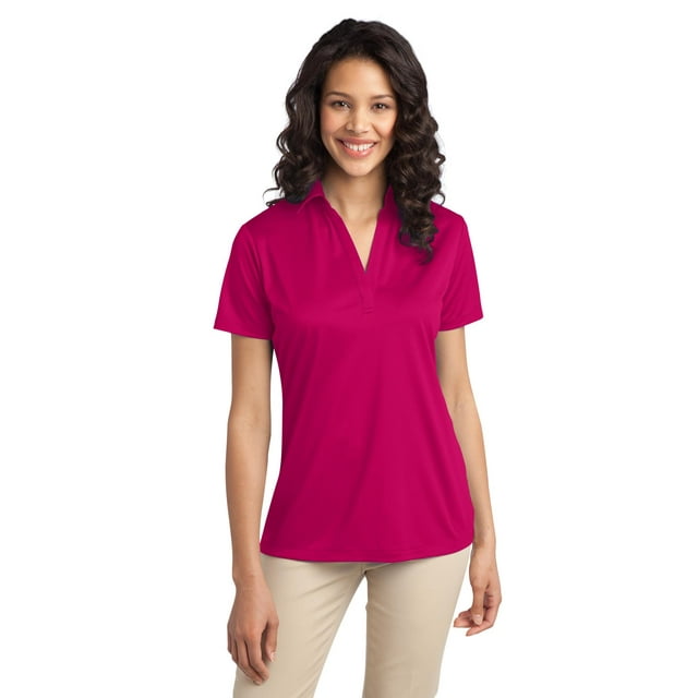 Port Authority Performance Polo (L540) Pink Raspberry, XS