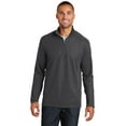 thumbnail image 1 of Port Authority Pinpoint Mesh 1/2 Zip-XS (Battleship Grey), 1 of 6