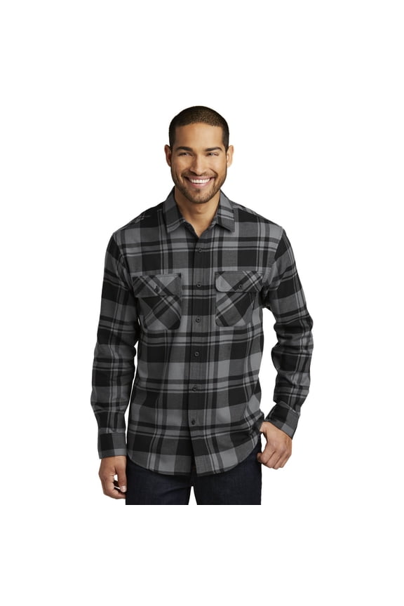 Plaid Flannel Shirt. W668
