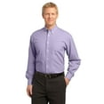 thumbnail image 1 of Port Authority Plaid Pattern Shirt (S639) Purple, S, 1 of 6