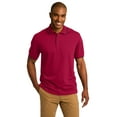 thumbnail image 1 of Port Authority Rapid Dry Tipped Polo-XS (Red/ Jet Black), 1 of 6