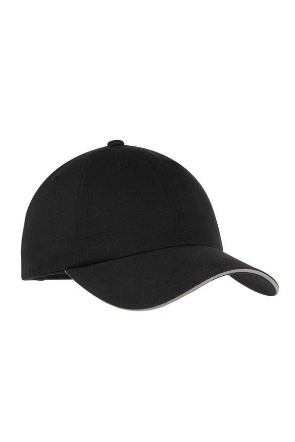 Reflective Sandwich Bill Cap-One Size (Black/ Reflective)