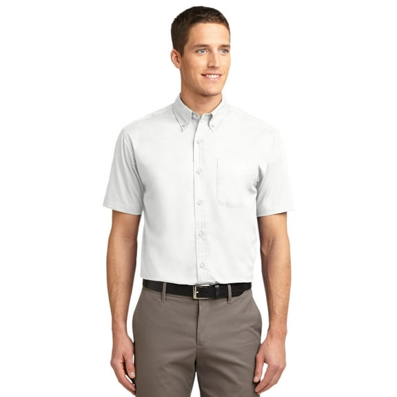 Port Authority S508 Short Sleeve Easy Care Shirt, Mens Casual Button Down Shirts