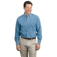 thumbnail image 1 of Port Authority S600 Long Sleeve Denim Shirt , Big and Tall T-Shirts, 1 of 1