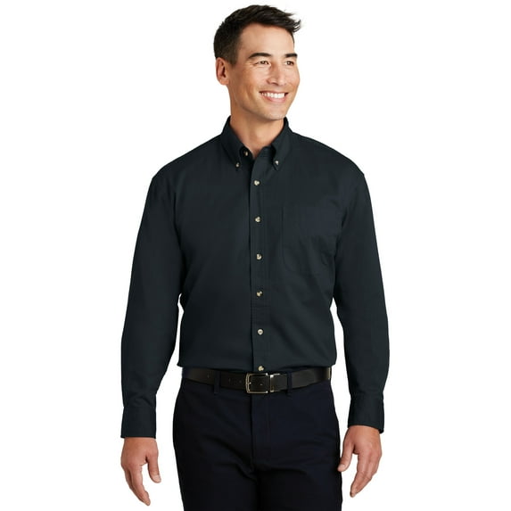 Port Authority S600T Long Sleeve Twill Shirt, Mens Dress Shirts