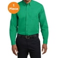 thumbnail image 1 of Port Authority S608 Long Sleeve Easy Care Shirt, Court Green, M, Mens Casual Button Down Shirts, 1 of 1