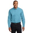 thumbnail image 1 of Port Authority S608 Mens Long Sleeve Easy Care Shirt, Maui Blue - 6XL, 1 of 6