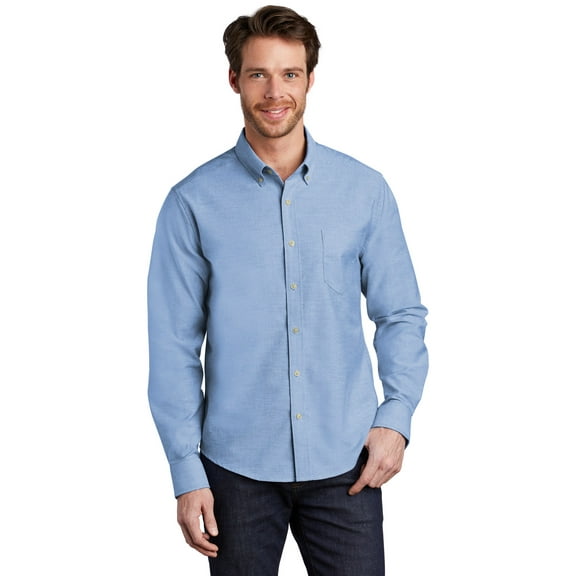 Port Authority S651 Untucked Fit Shirt, Mens Casual Button Down Shirts