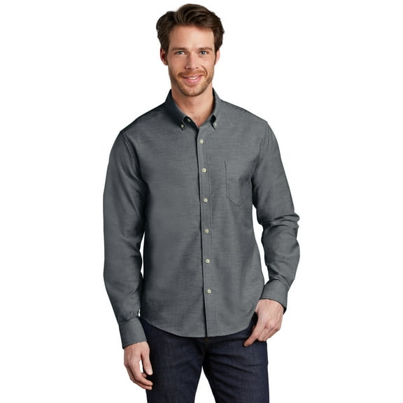 Port Authority S651 Untucked Fit Shirt, Mens Casual Button Down Shirts