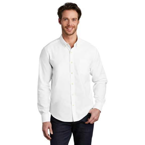 Port Authority S651 Untucked Fit Shirt, Mens Casual Button Down Shirts