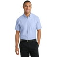 thumbnail image 1 of Port Authority S659 Short Sleeve SuperPro Oxford Shirt, White, 4XL, Mens Casual Button Down Shirts, 1 of 6