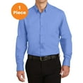 thumbnail image 1 of Port Authority S663 SuperPro Twill Shirt, Ultramarine Blue, L, Mens Casual Button Down Shirts, 1 of 1