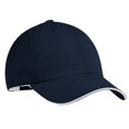 thumbnail image 1 of Port Authority Sandwich Bill Cap-One Size (Navy/White), 1 of 3