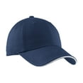 thumbnail image 1 of Port Authority Sandwich Bill Cap With Striped Closure. C830, 1 of 1