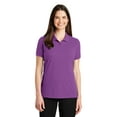 thumbnail image 1 of Port Authority Women's EZCotton Polo, Bright Violet, X-Large, 1 of 4