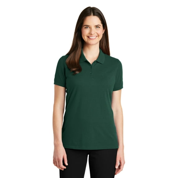 Port Authority Women's EZCotton Polo, Green Glen, Small