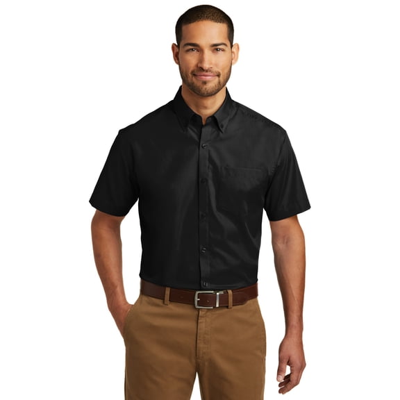 Port Authority Short Sleeve Carefree Poplin Shirt