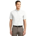 thumbnail image 1 of Port Authority Short Sleeve Easy Care Shirt-5XL (White/Light Stone), 1 of 2