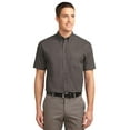 thumbnail image 1 of Port Authority Short Sleeve Easy Care Shirt-6XL (Bark), 1 of 6
