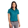 thumbnail image 1 of Port Authority Short Sleeve Shirt (L508) Teal Green, 2XL, 1 of 2