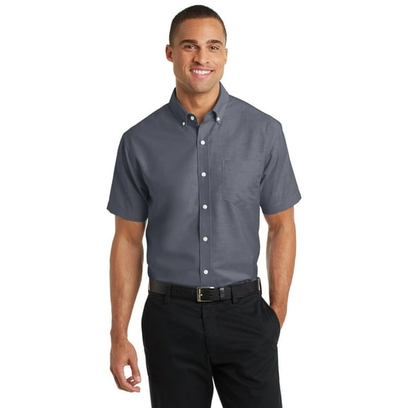 Port Authority Short Sleeve SuperPro Oxford Shirt