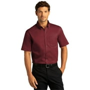 PORT AUTHORITY Short Sleeve SuperPro React  Twill Shirt. W809