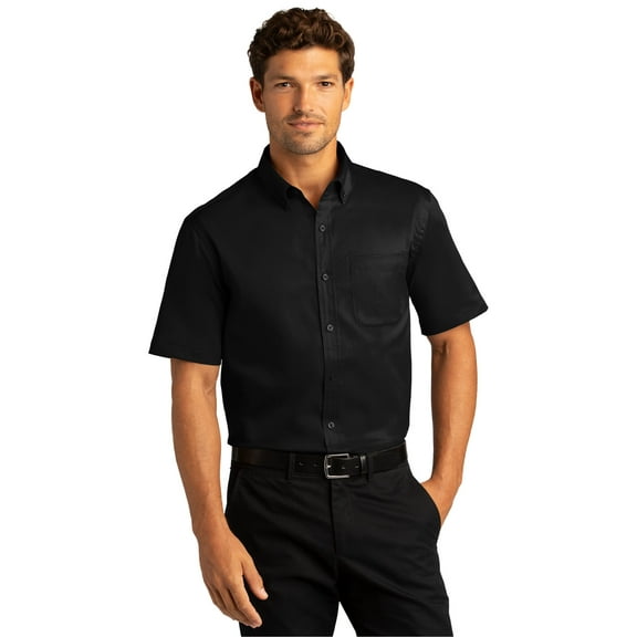 Port Authority Short Sleeve SuperPro React  Twill Shirt. W809
