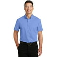 thumbnail image 1 of Port Authority Short Sleeve SuperPro Twill Shirt-4XL (Ultramarine Blue), 1 of 6
