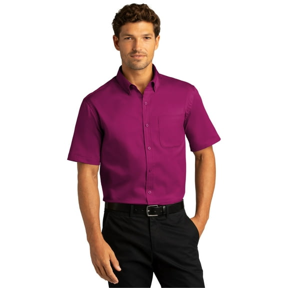 Port Authority Short Sleeve Superpro React Twill Shirt