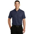 thumbnail image 1 of Port Authority Short Sleeve Twill Shirt (S664) True Navy, XS, 1 of 6