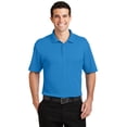 thumbnail image 1 of Port Authority Silk Touch Interlock Performance Polo-3XL (Brilliant Blue), 1 of 2