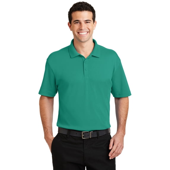 Port Authority Silk Touch Interlock Performance Polo-S (Verdant Green)