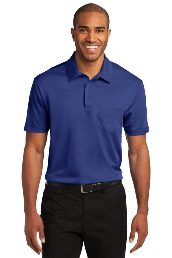 Silk Touch Performance Pocket Polo-3XL (Royal)