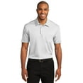 thumbnail image 1 of Port Authority Silk Touch Performance Pocket Polo-3XL (White), 1 of 2