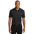 thumbnail image 1 of Port Authority Silk Touch Performance Pocket Polo-L (Black), 1 of 6