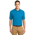 thumbnail image 1 of Port Authority Silk Touch Polo-XS (Turquoise), 1 of 6