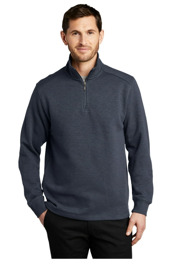 ® Slub Fleece 1/4-Zip Pullover. F295