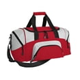thumbnail image 1 of Port Authority Small Colorblock Sport Duffel-One Size (Red/ Grey), 1 of 2