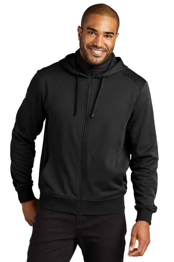 Smooth Fleece Hooded Jacket F814