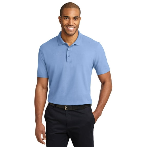 Port Authority Stain Resistant Polo (K510) Light Blue, 3XL