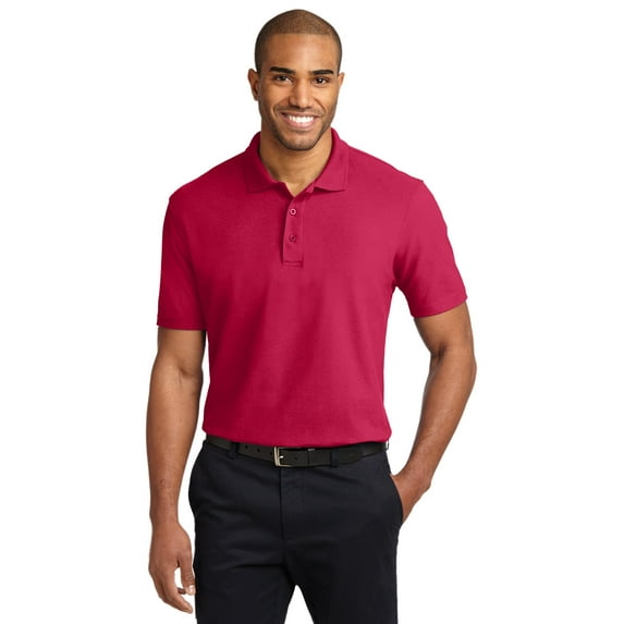 Port Authority Stain Resistant Polo-XS (Red)