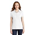 thumbnail image 1 of Port Authority Stretch Pique Polo (L555) White, 4XL, 1 of 2