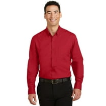 Port Authority SuperPro Twill Shirt, Rich Red, 4X-Large
