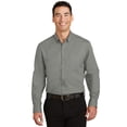 thumbnail image 1 of Port Authority SuperPro Twill Shirt-XS (Monument Grey), 1 of 6