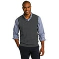 thumbnail image 1 of Port Authority Sweater Vest-3XL (Charcoal Heather), 1 of 3