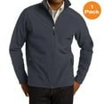 thumbnail image 1 of Port Authority TLJ317 Tall Core Soft Shell Jacket, Battleship Grey, LT, Mens Fleece Jackets, 1 of 1