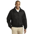 thumbnail image 1 of Port Authority TLJ329 Mens Lightweight Charger Jacket, True Black - 4XL Tall, 1 of 5