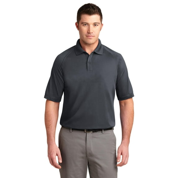 Port Authority TLK525 Mens Tall Dry Zone Ottoman Polo Tees, Iron Grey - 3XLT