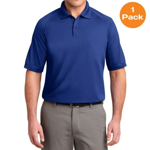Port Authority TLK525 Tall Dry Zone Ottoman Polo, Royal, 2XLT, Big and Tall Polo Shirts