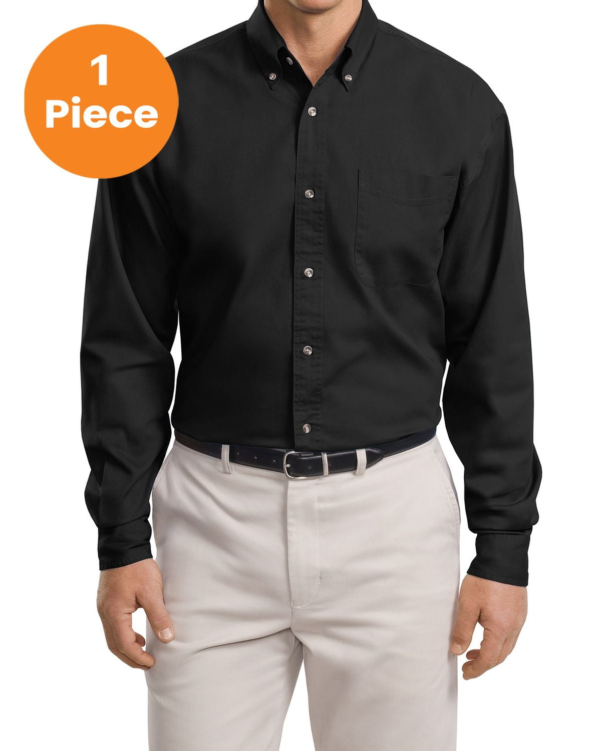 Men's Perfect Open Collar Camp Shirt - Walmart.com Men's Perfect Open Collar Camp Shirt - Walmart.com